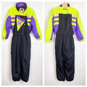 Vintage Golden Team Winter Ski Suit Size 12